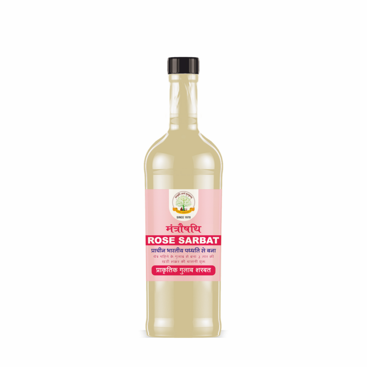 Mantraushadhi Rose Sarbat – 750 ml