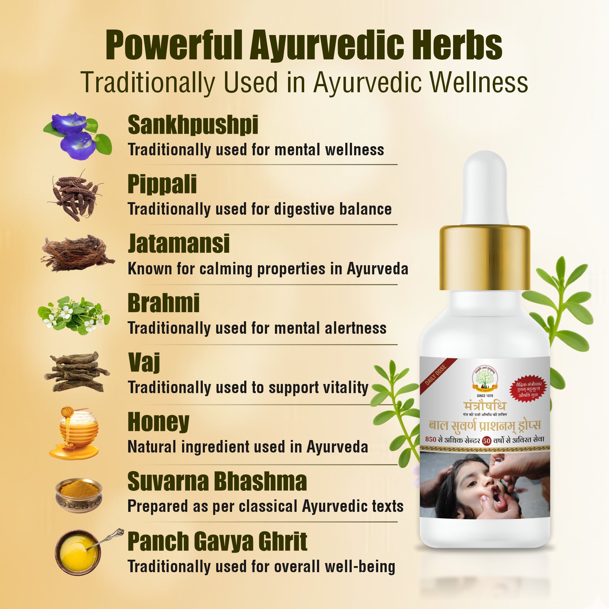 MANTRAUSHADHI SUVARNAPRASHANAM 30ML