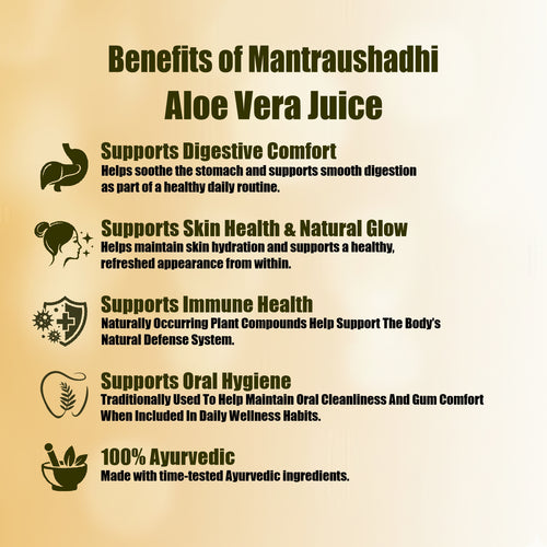 MANTRAUSHADHI ALOEVERA JUICE 750ML