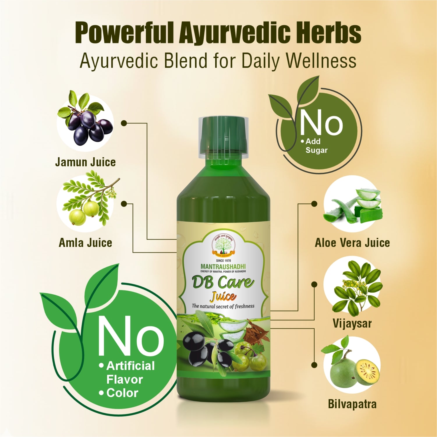 MANTRAUSHADHI DB CARE JUICE 750ML