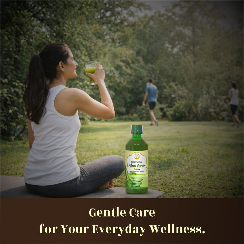 MANTRAUSHADHI ALOEVERA JUICE 750ML