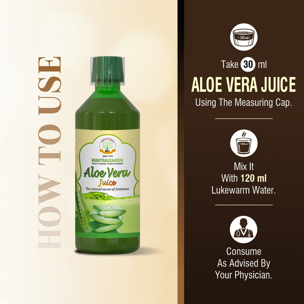 MANTRAUSHADHI ALOEVERA JUICE 750ML