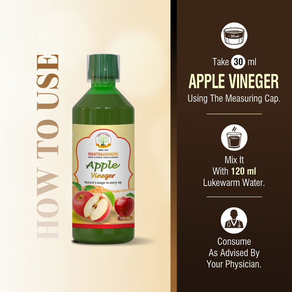 MANTRAUSHADHI APPLE VINEGER 750ML