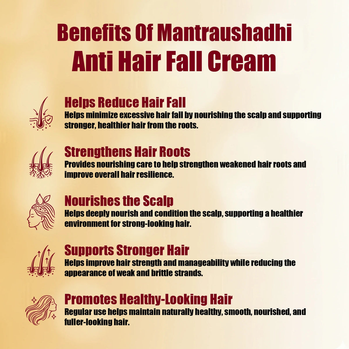 Mantraushadhi Anti Hair Fall Cream 200 ml