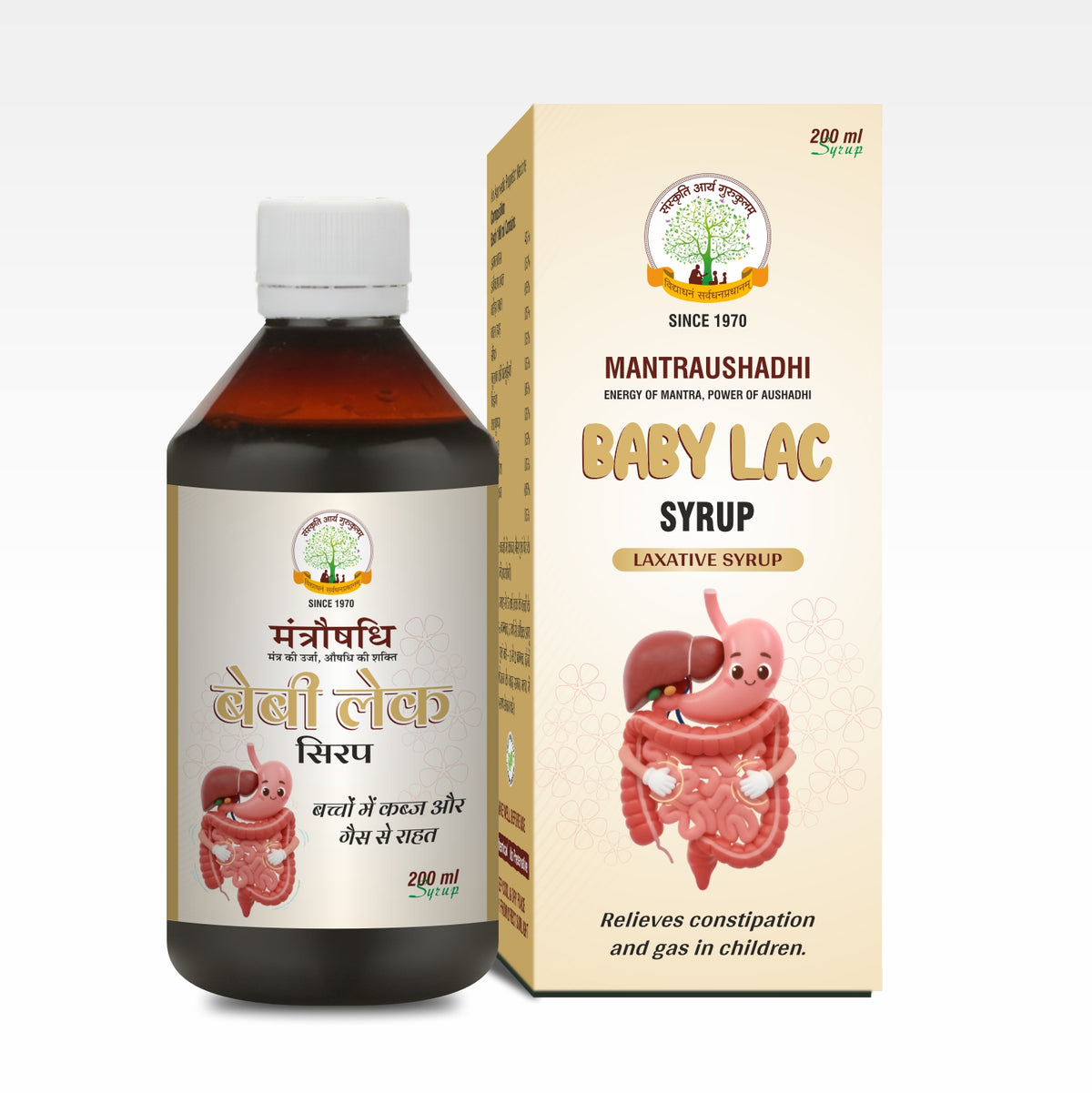 MANTRAUSHADHI BALRAKSHA BABY LEC SYRUP 200 ML