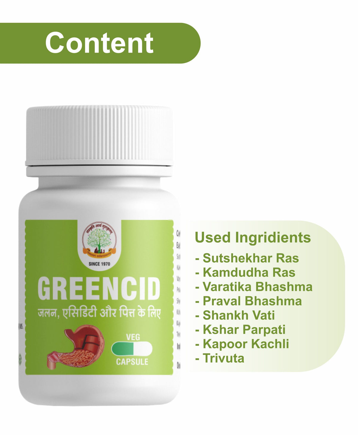 Mantraushadhi® Greencid Capsules 30 cap