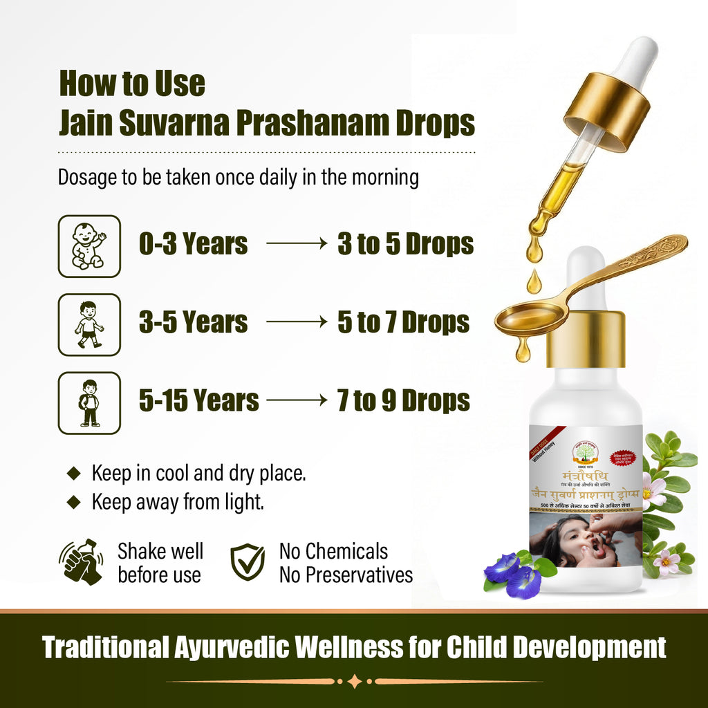 MANTRAUSHADHI JAIN SUVARNAPRASHANAM DROPS  15ML