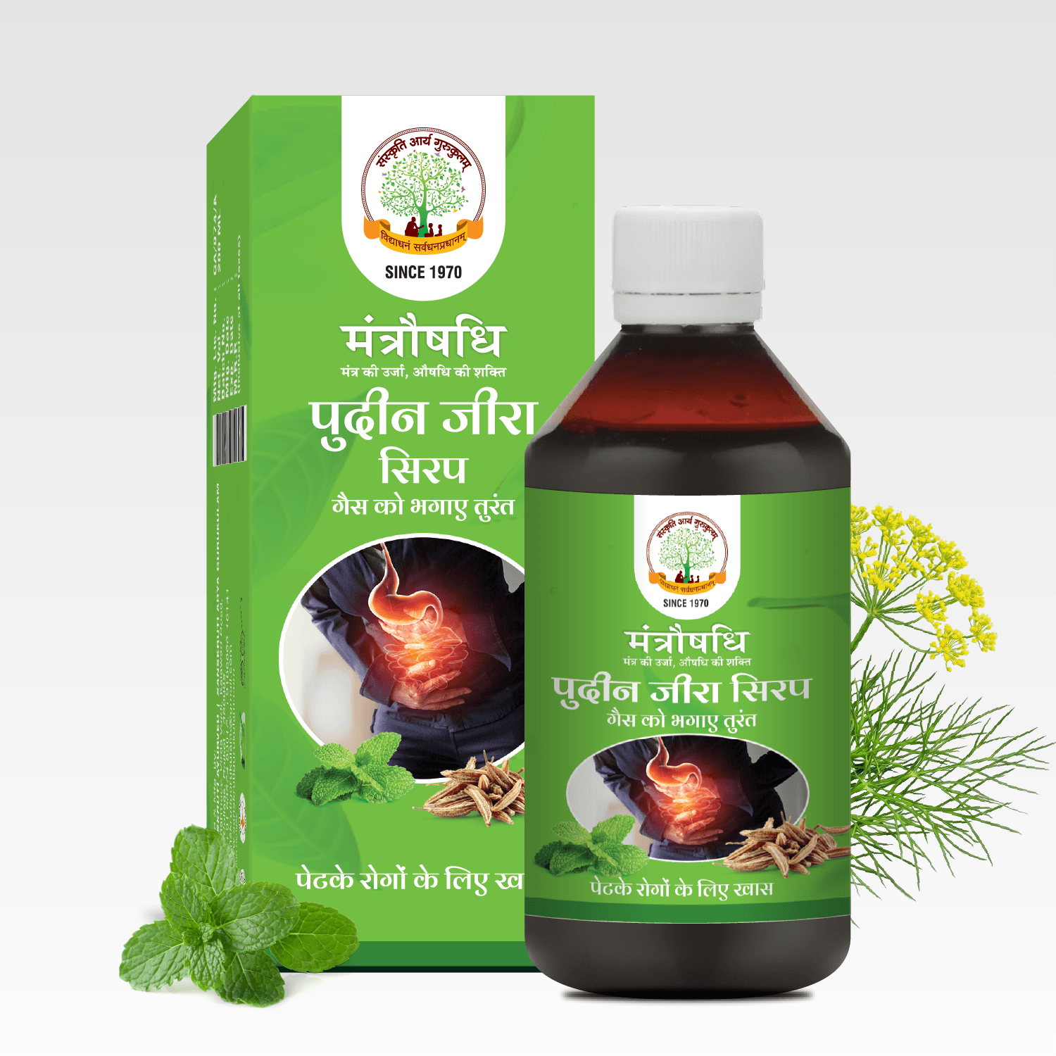 MANTRAUSHADHI PUDIN JEERA SYRUP 200ML