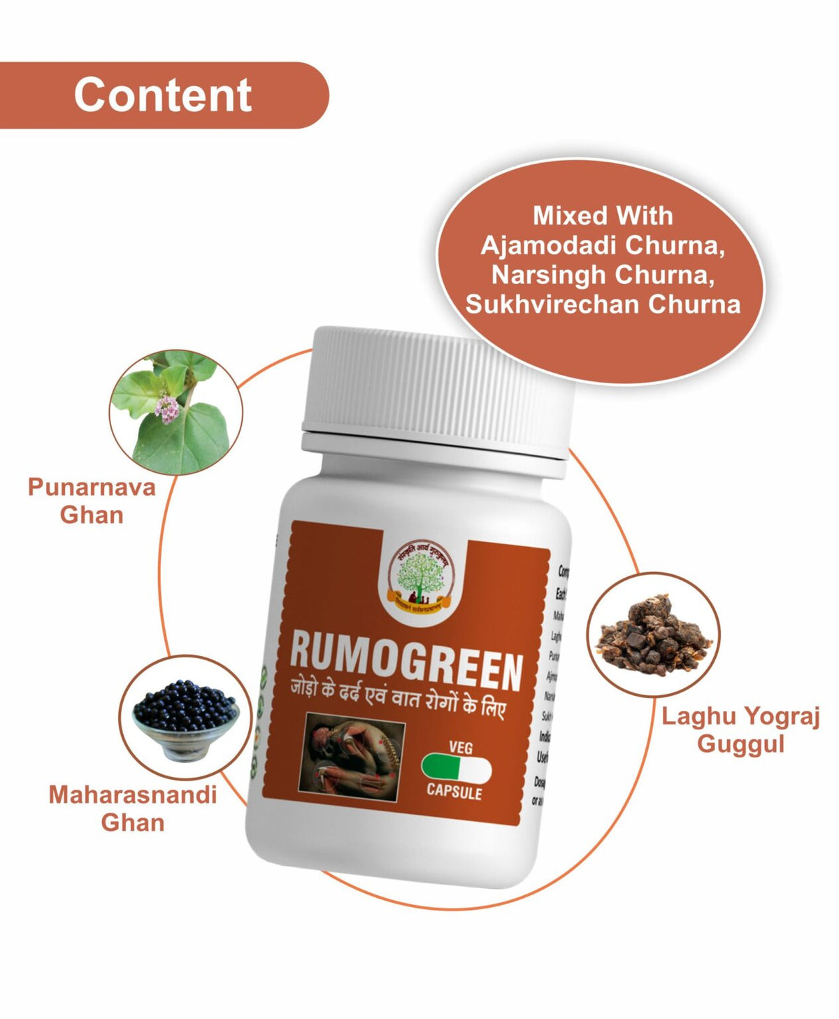 Mantraushadhi RumoGreen Capsules – 30 cap