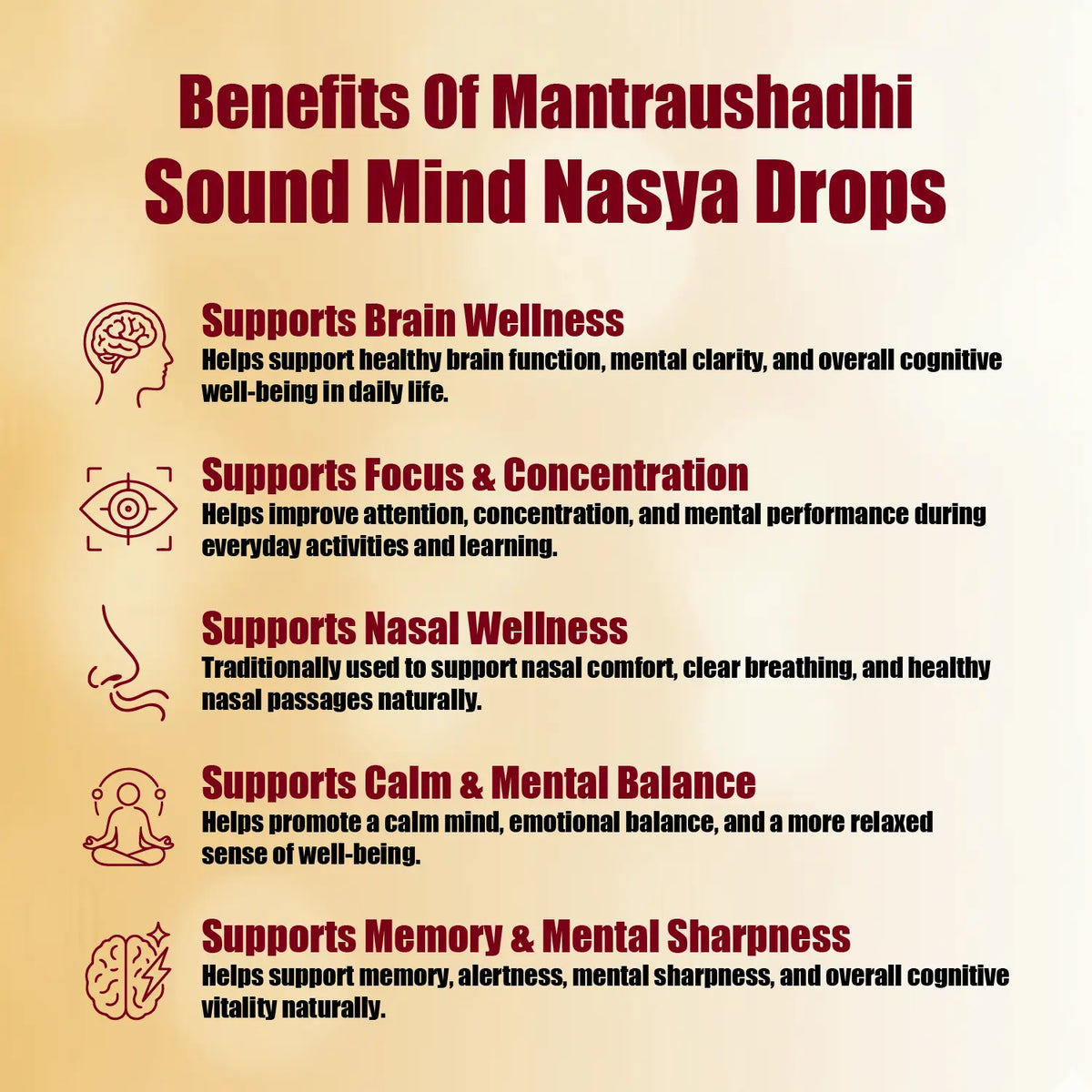 Mantraushadhi Sound Mind Nasya Drops