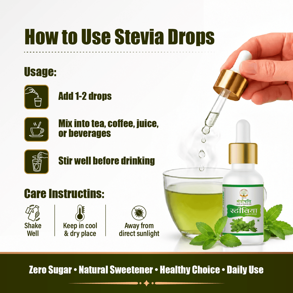 MANTRAUSHADHI STEVIA DROP 15ML